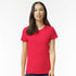 House of Uniforms The Heavy Cotton Tee | Ladies Gildan Red