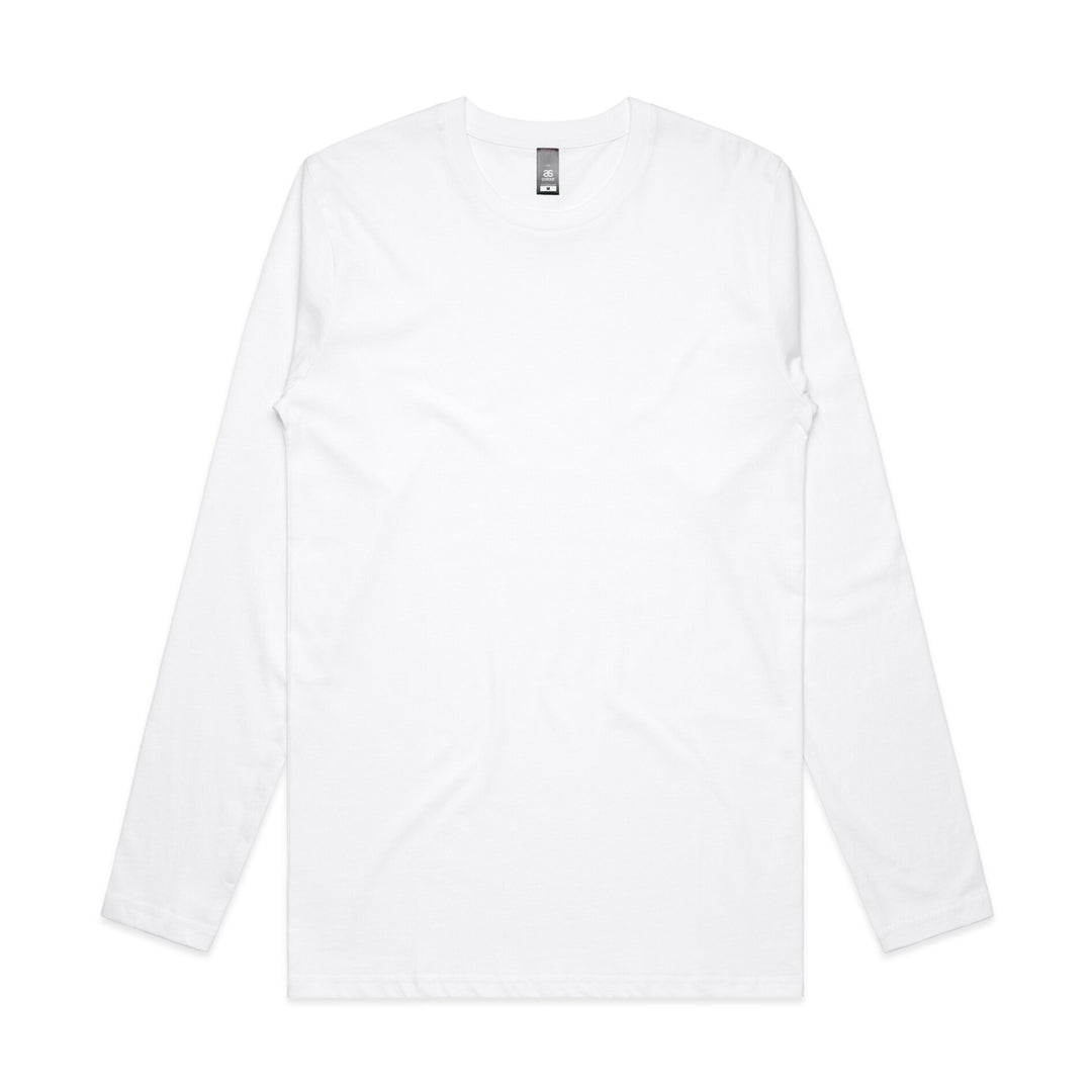 House of Uniforms The Ink Tee | Mens | Long Sleeve AS Colour White