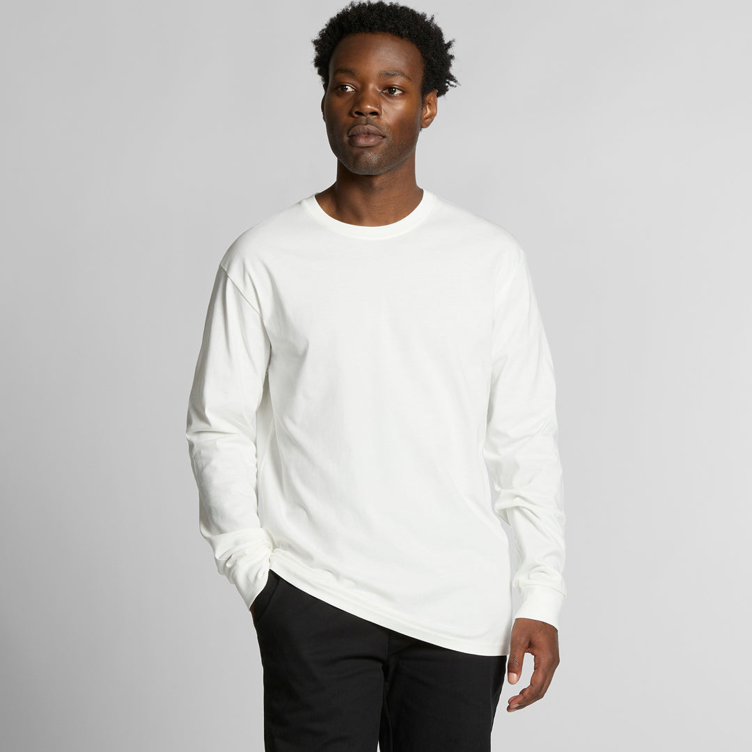 House of Uniforms The Staple Organic Tee | Mens | Long Sleeve AS Colour 