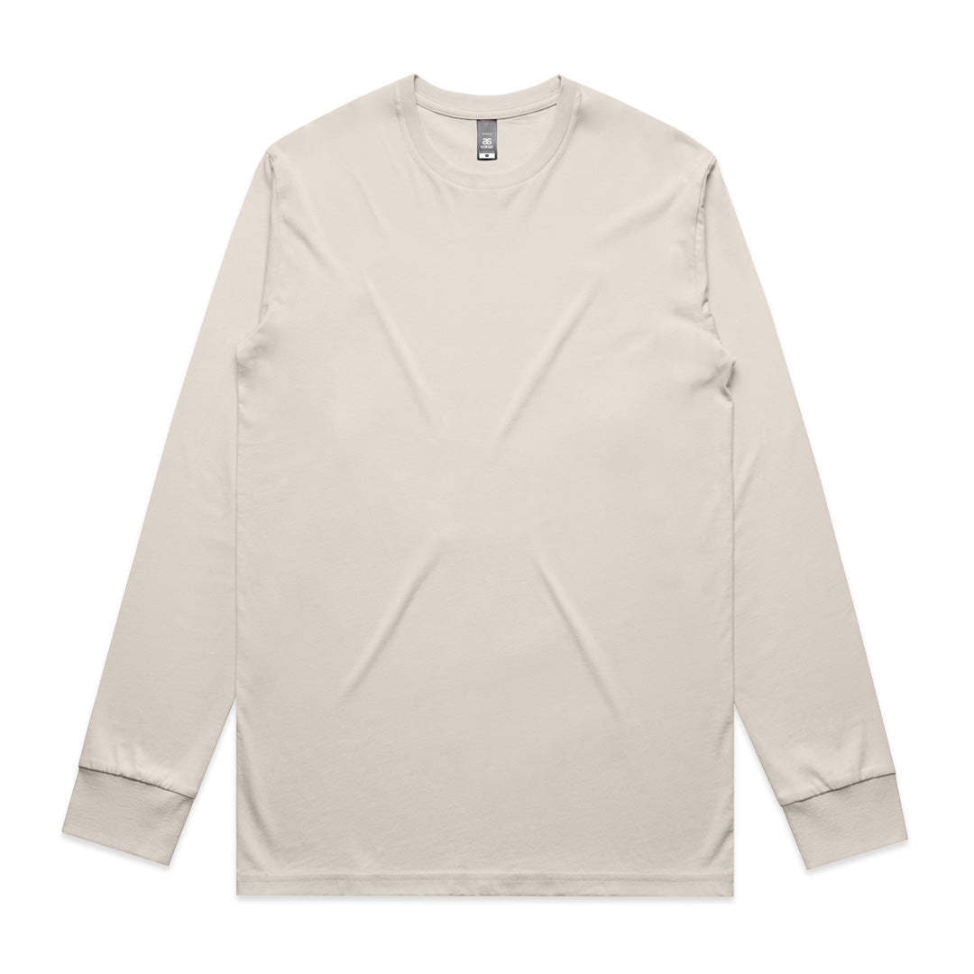 House of Uniforms The Staple Tee | Mens | Long Sleeve AS Colour Bone