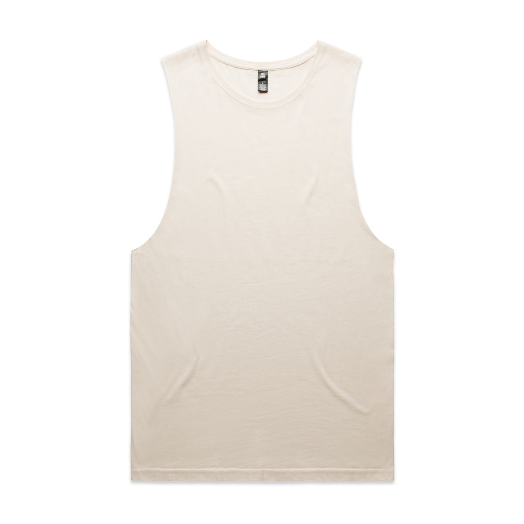 House of Uniforms The Barnard Tank | Mens AS Colour Ecru