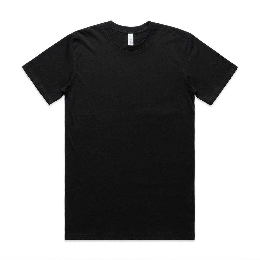 House of Uniforms The Classic Tee Organic | Mens | Short Sleeve AS Colour Black