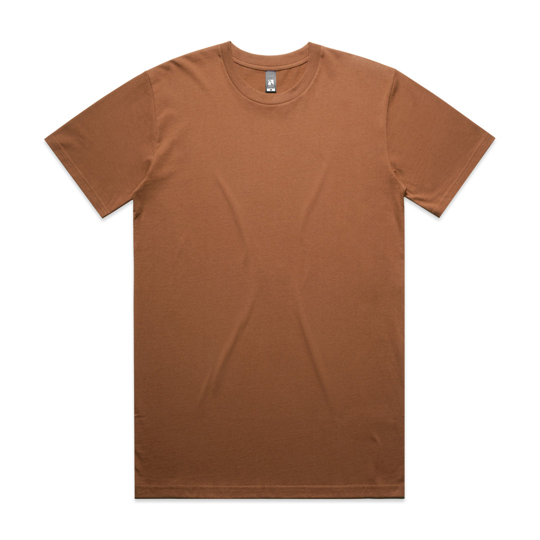 House of Uniforms The Classic Tee | Mens | Short Sleeve AS Colour Cocoa