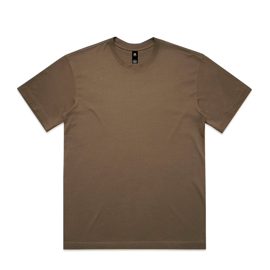 House of Uniforms The Box Tee | Mens | Short Sleeve AS Colour Walnut