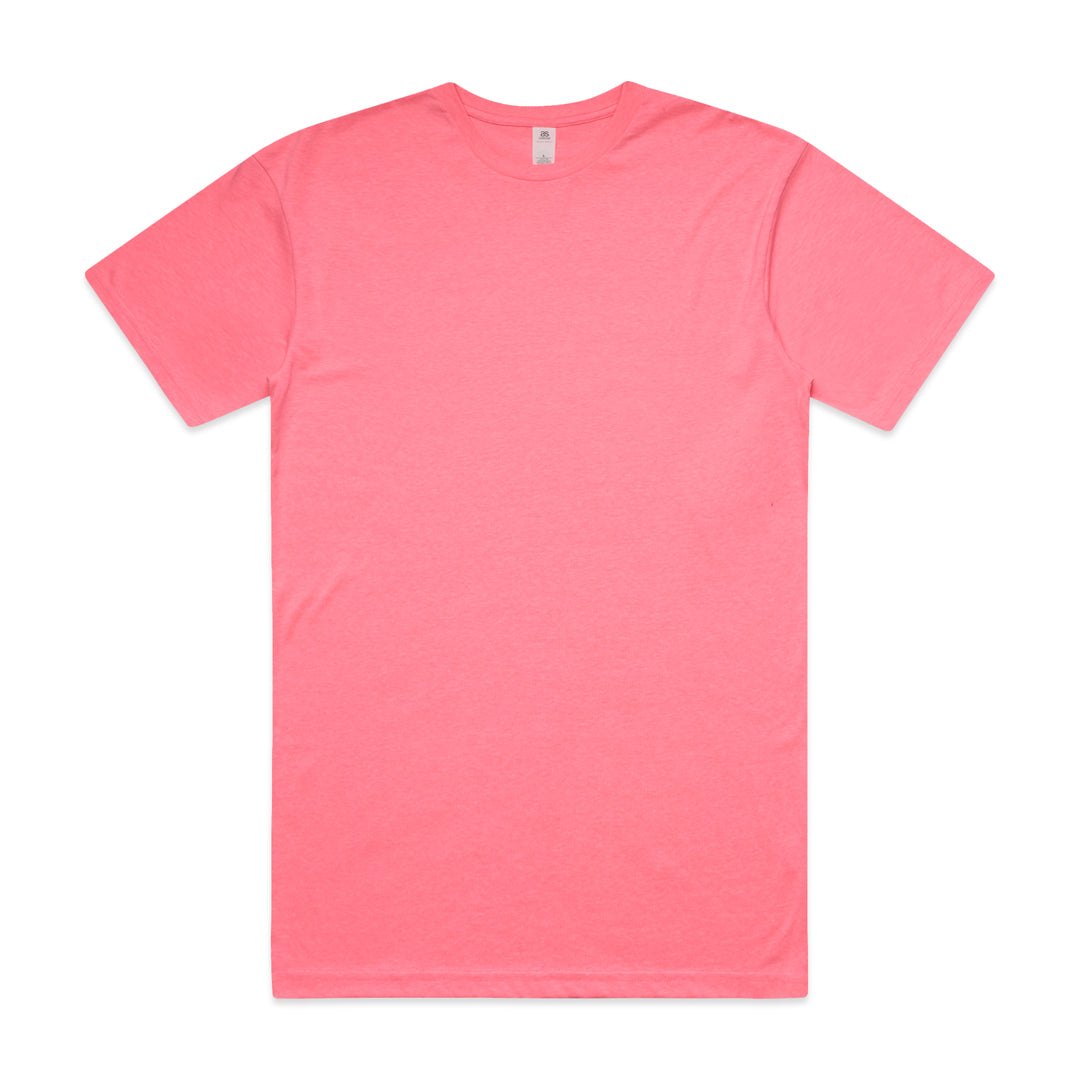 House of Uniforms The Block Hi Vis Tee | Mens | Short Sleeve AS Colour Hi Vis Pink