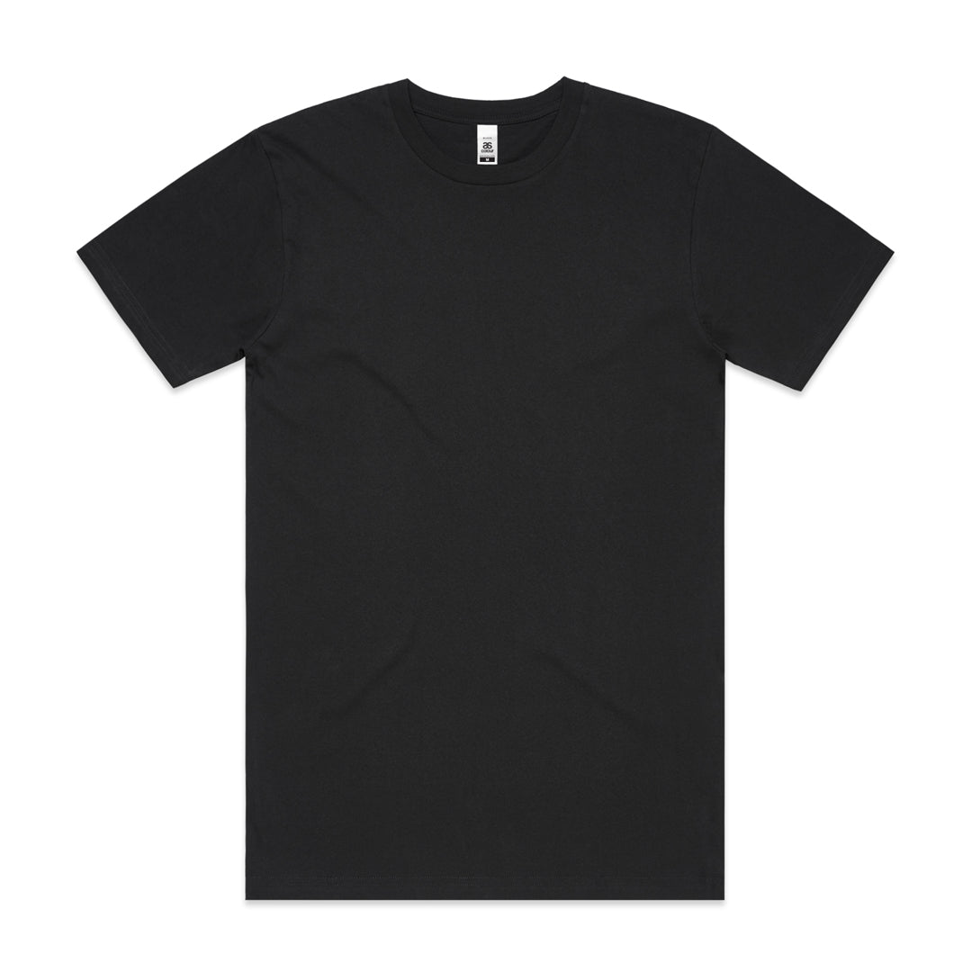 House of Uniforms The Block Tubular Tee | Mens | Short Sleeve AS Colour Black