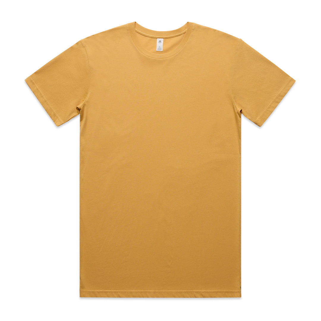 House of Uniforms The Basic Tee | Mens | Short Sleeve AS Colour Mustard
