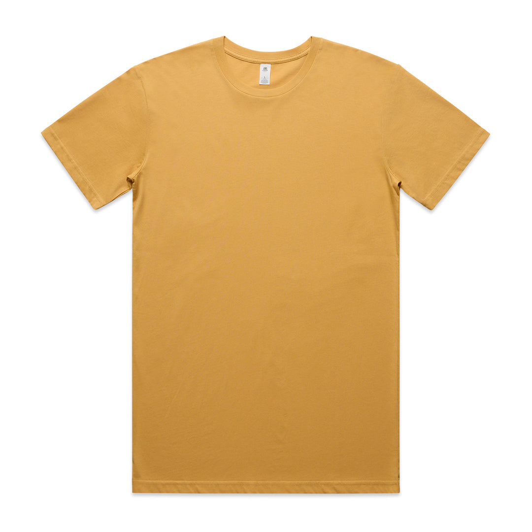 House of Uniforms The Basic Tee | Mens | Short Sleeve AS Colour Mustard