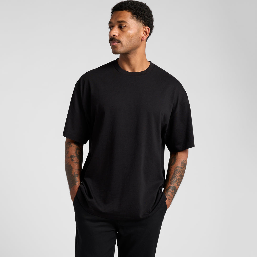 House of Uniforms The Oversized Block Tee | Mens | Short Sleeve AS Colour