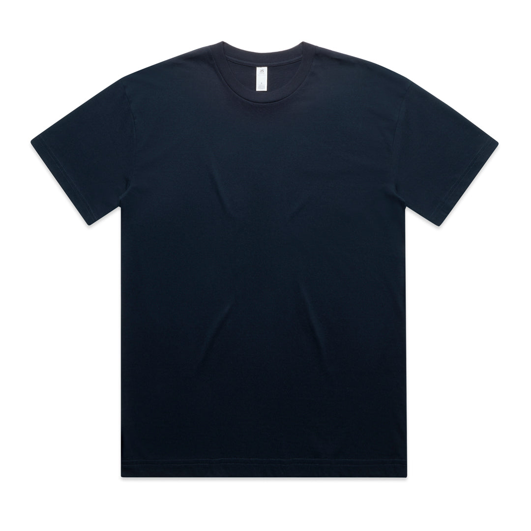 House of Uniforms The Oversized Block Tee | Mens | Short Sleeve AS Colour Navy