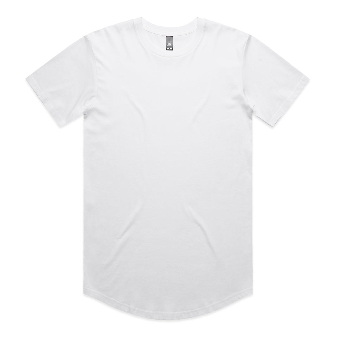 House of Uniforms The Staple Curve Tee | Mens | Short Sleeve AS Colour White