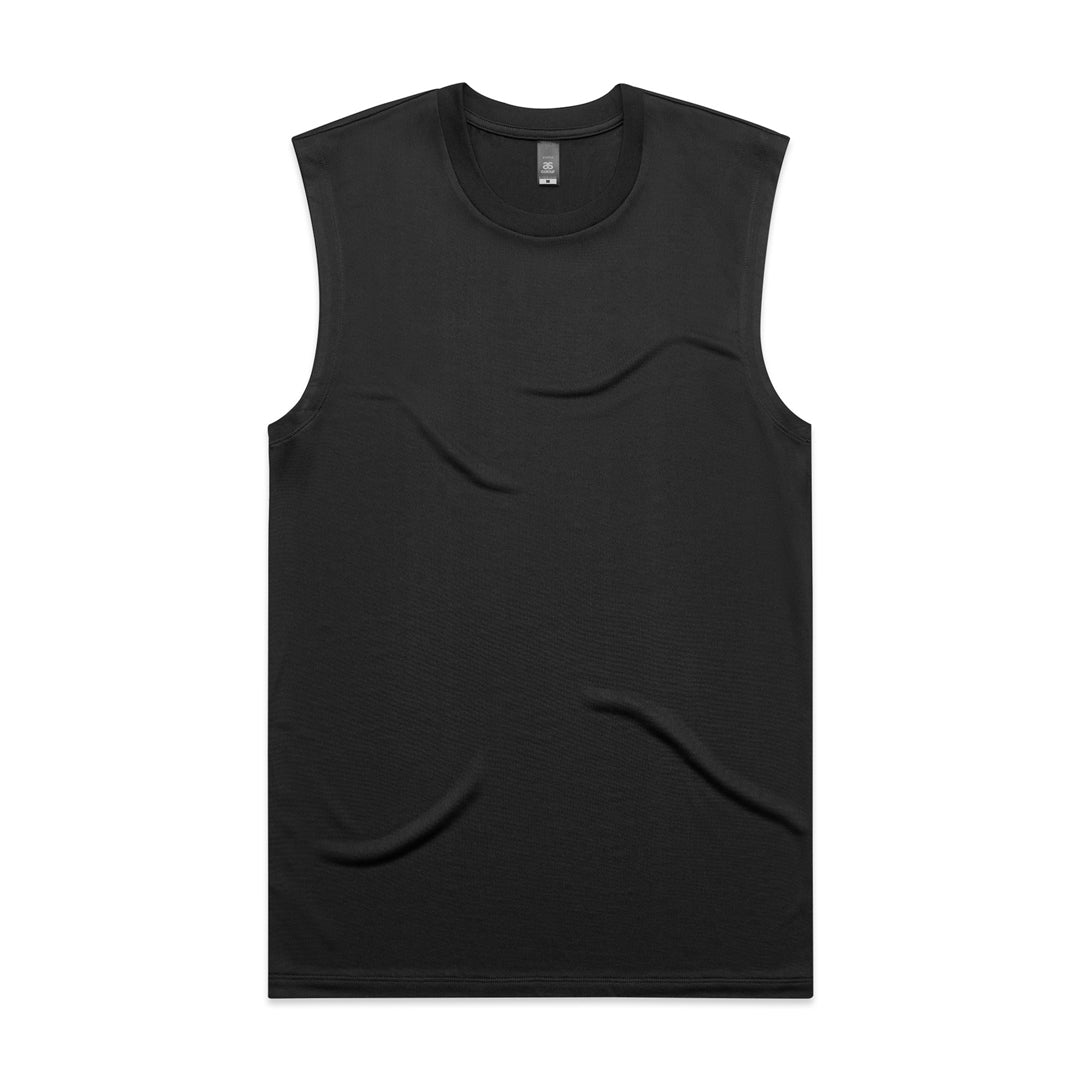 House of Uniforms The Staple Active Tank | Mens AS Colour Black