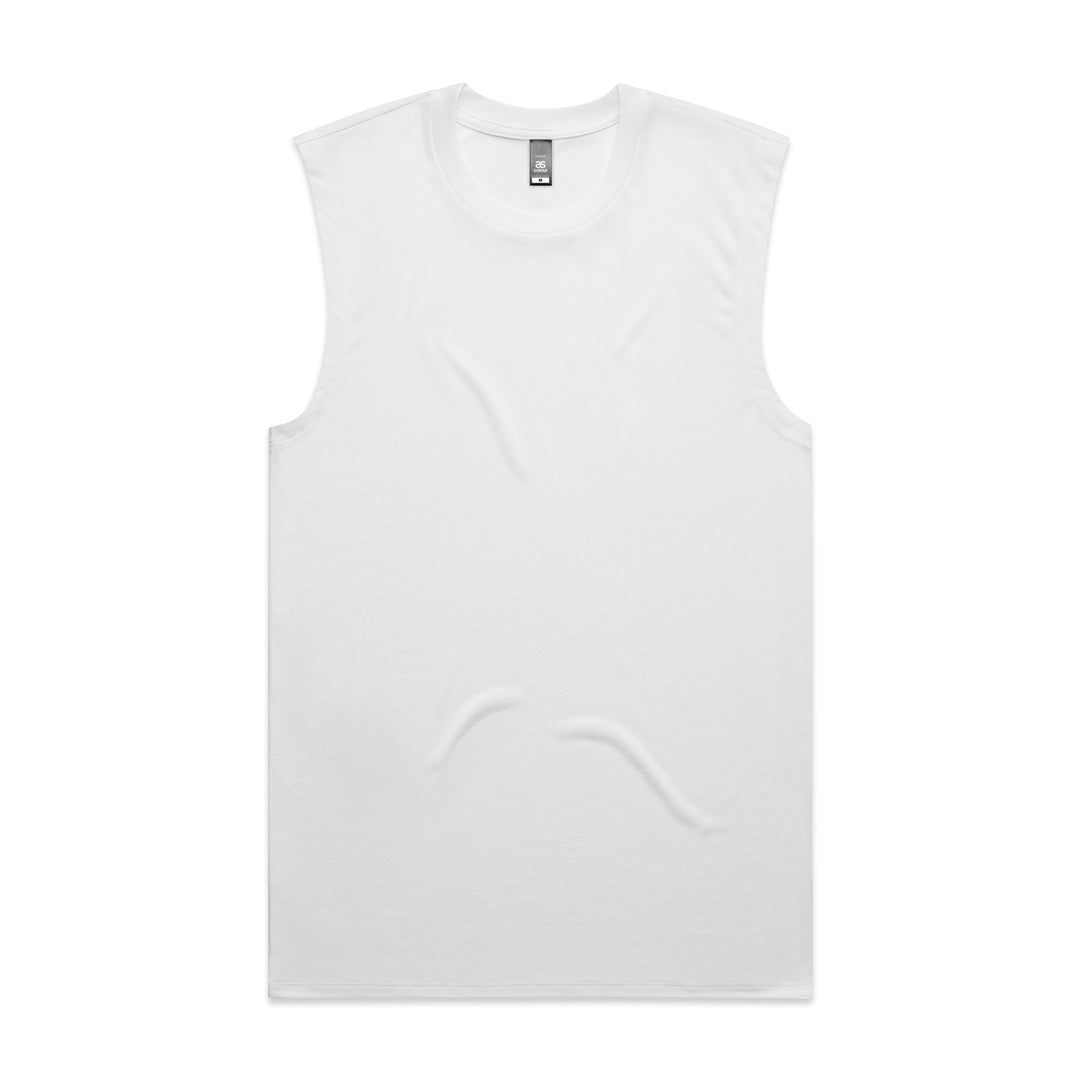 House of Uniforms The Staple Active Tank | Mens AS Colour White