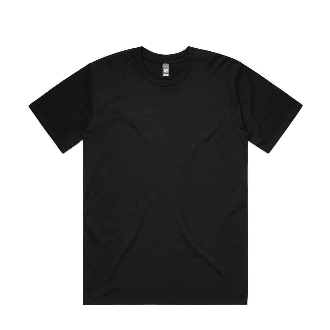 House of Uniforms The Classic Tee Minus | Mens | Short Sleeve AS Colour Black