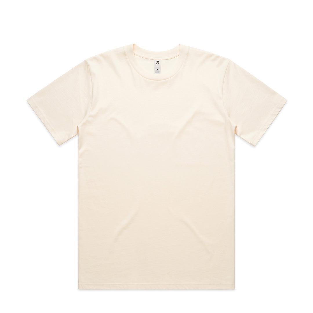 House of Uniforms The Classic Tee Minus | Mens | Short Sleeve AS Colour Ecru