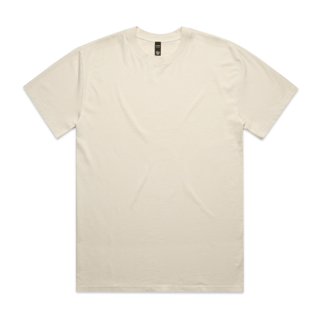 House of Uniforms The Heavy Faded Tee | Mens | Short Sleeve AS Colour Ecru