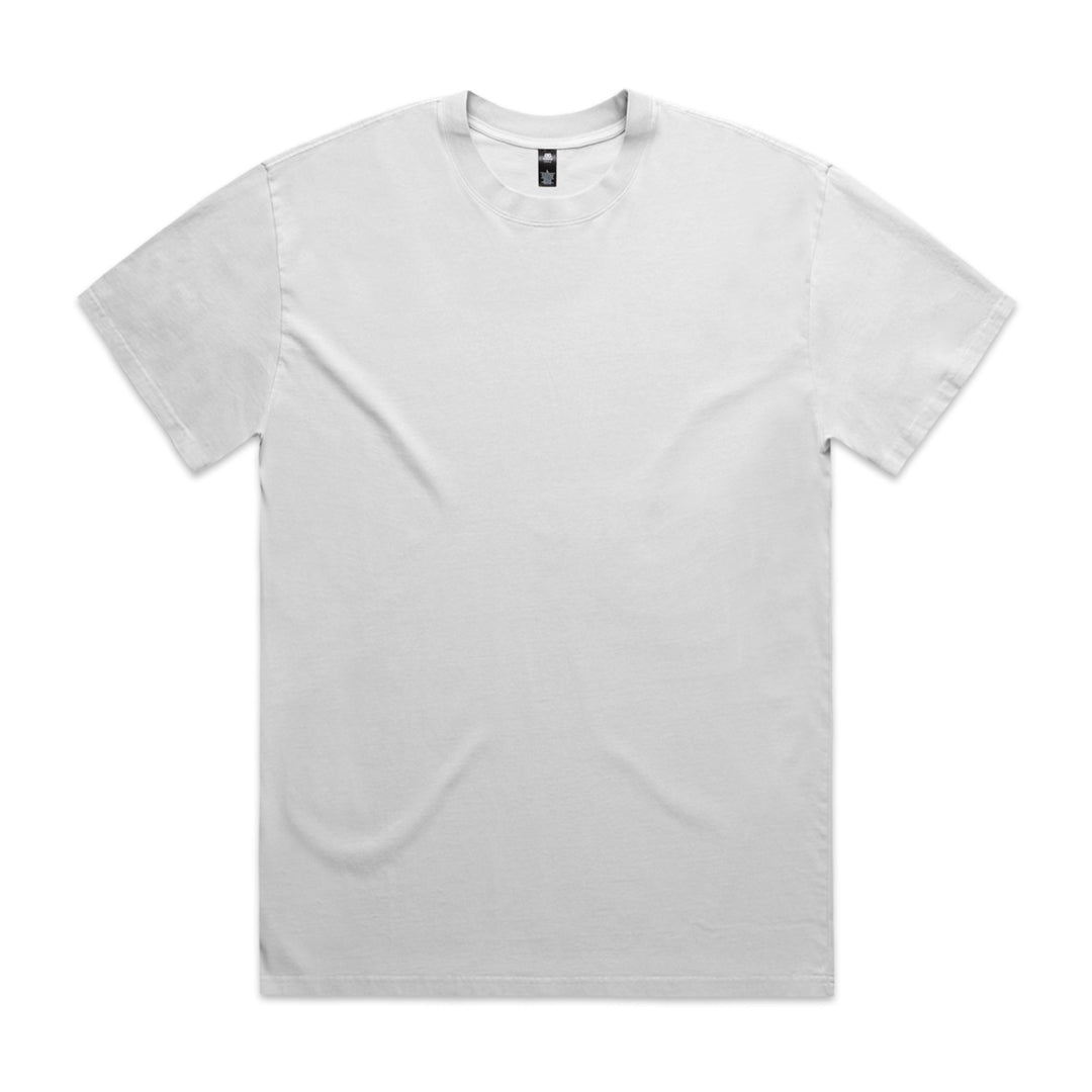 House of Uniforms The Heavy Faded Tee | Mens | Short Sleeve AS Colour White