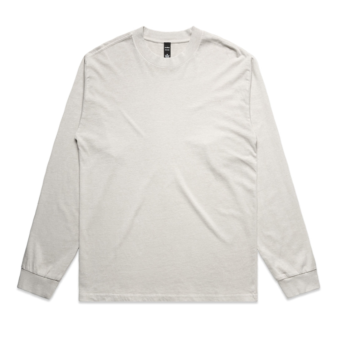 House of Uniforms The Heavy Faded Tee | Mens | Long Sleeve AS Colour Bone