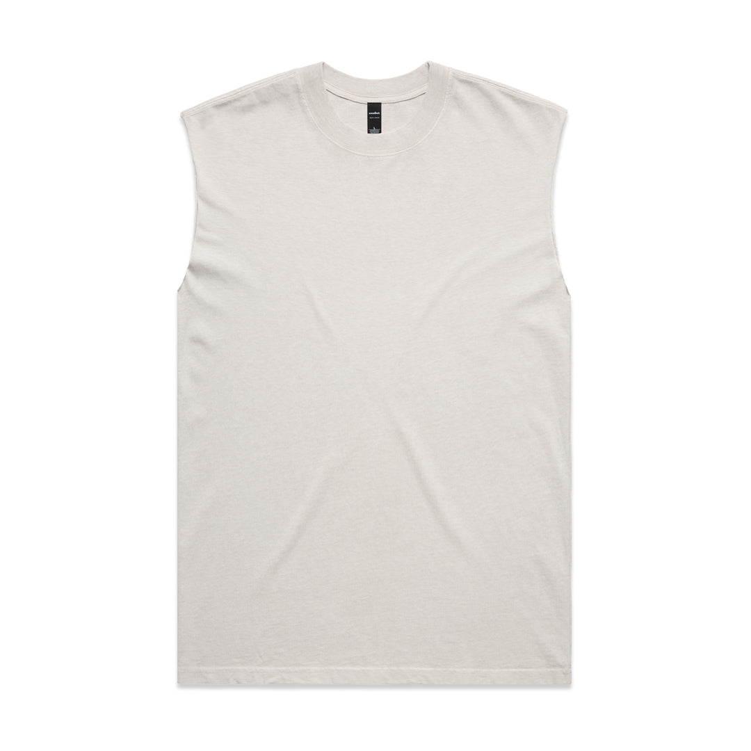 House of Uniforms The Heavy Faded Tank | Mens AS Colour Bone