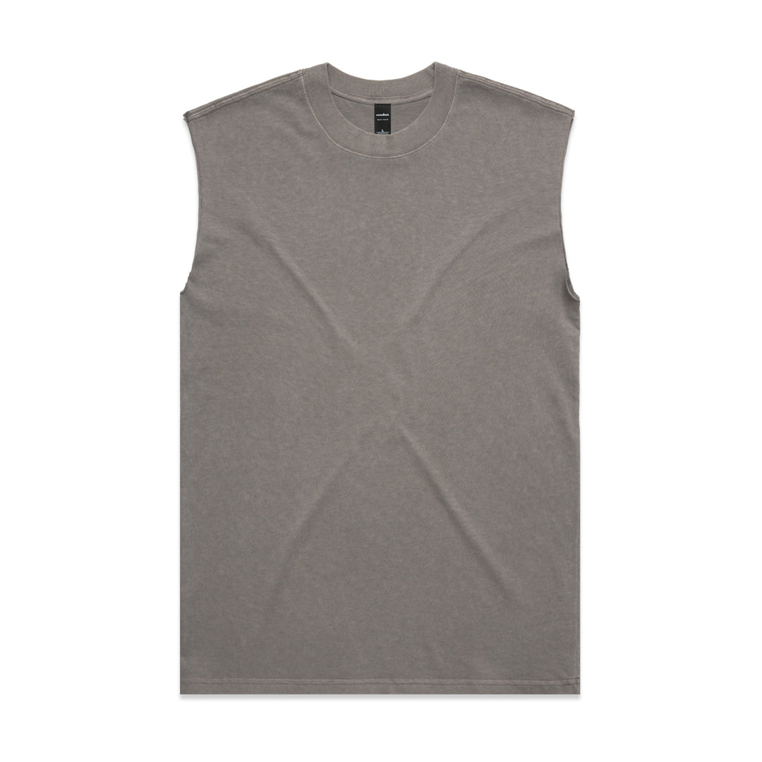 House of Uniforms The Heavy Faded Tank | Mens AS Colour Grey