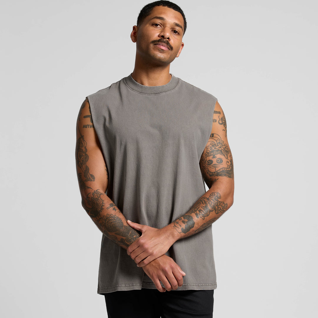 House of Uniforms The Heavy Faded Tank | Mens AS Colour 