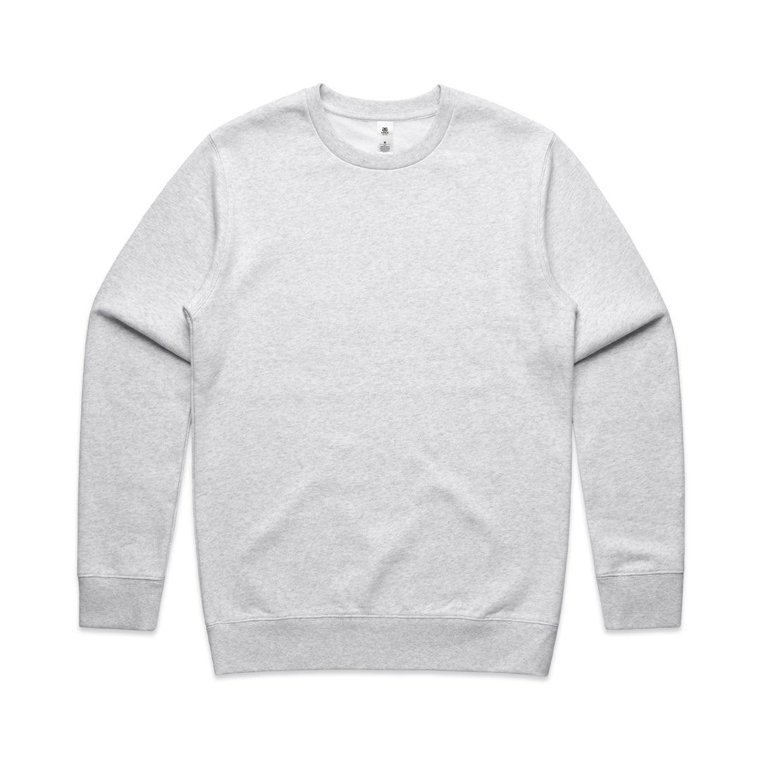 House of Uniforms The Stencil Crew Jumper | Adults AS Colour White Marle