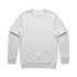 House of Uniforms The Stencil Crew Jumper | Adults AS Colour White Marle