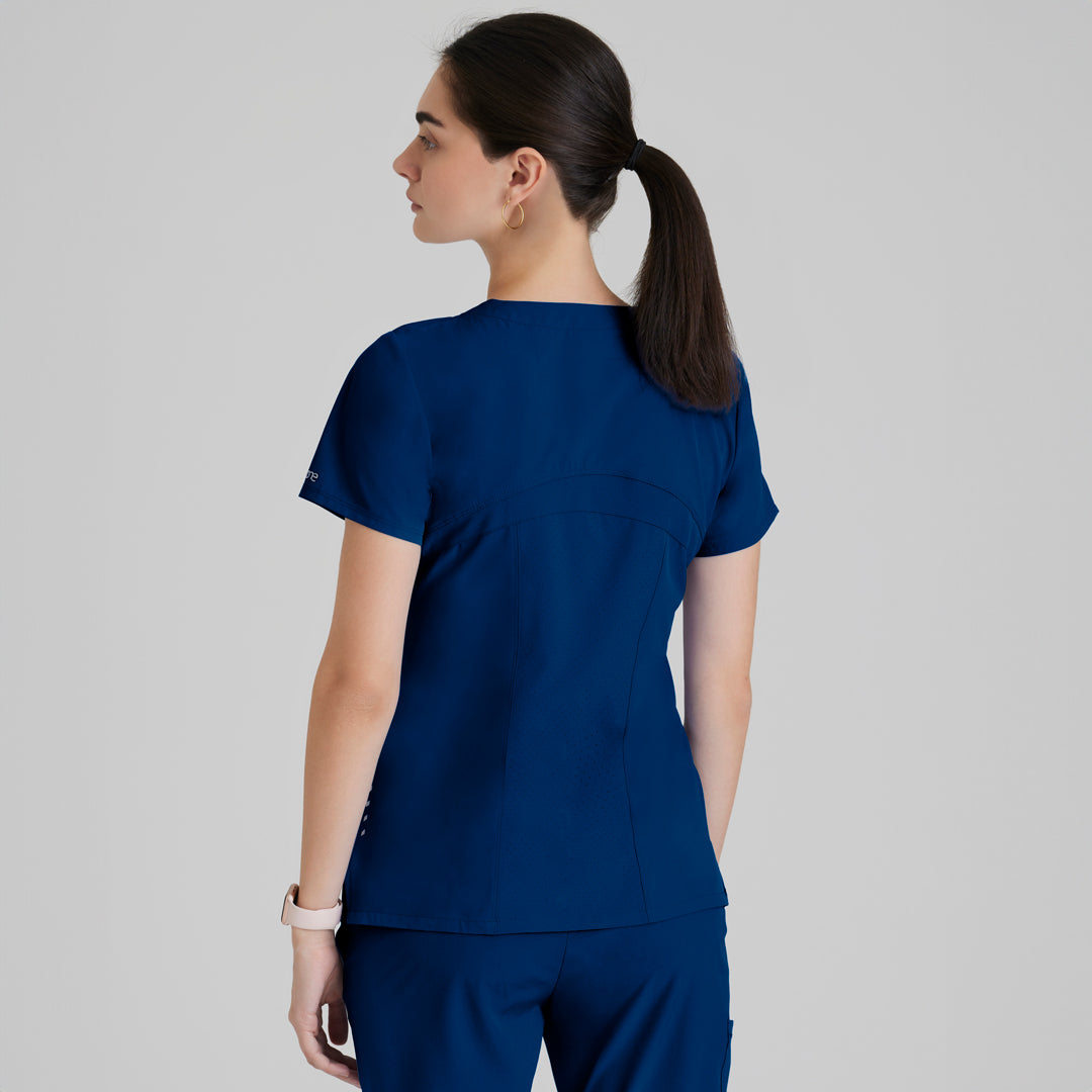 House of Uniforms 5 Pocket Pulse Scrub Top | Ladies | Barco One Barco One 