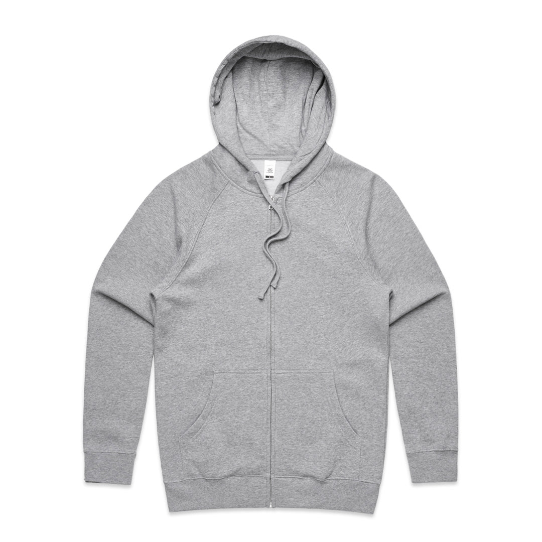 House of Uniforms The Supply Zip Hood | Mens AS Colour Grey Marle