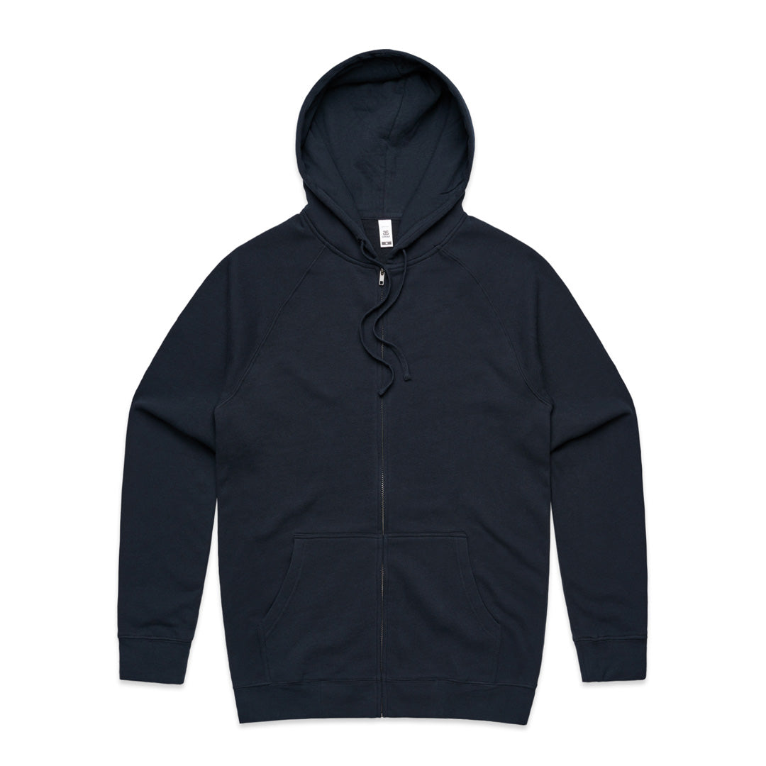 House of Uniforms The Supply Zip Hood | Mens AS Colour Navy