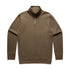 House of Uniforms The Half Zip Crew | Mens | Pullover AS Colour Walnut