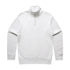 House of Uniforms The Half Zip Crew | Mens | Pullover AS Colour White Marle