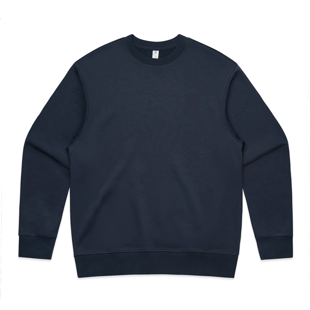 House of Uniforms The Heavy Crew Jumper | Mens AS Colour Midnight Blue