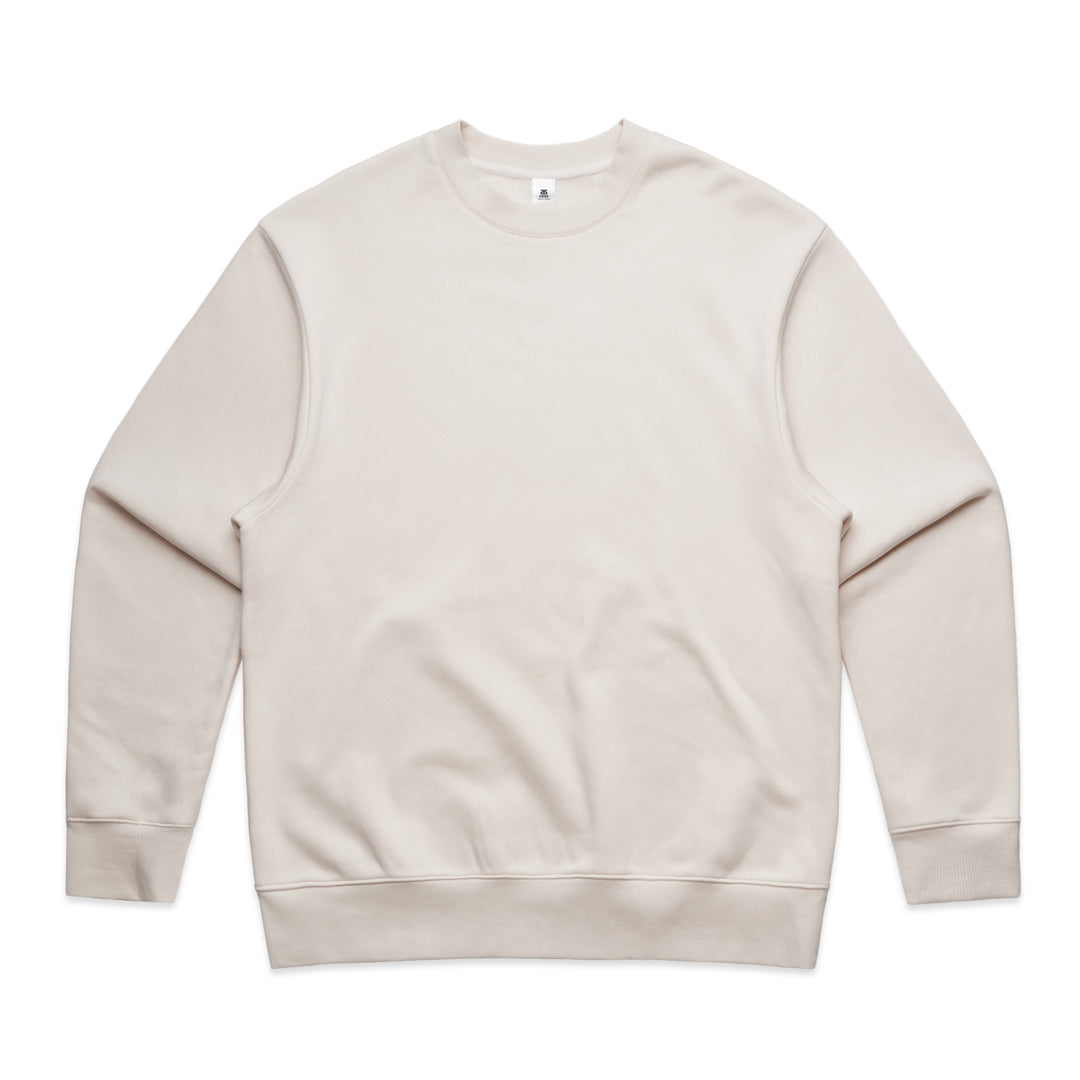 House of Uniforms The Heavy Crew Jumper | Mens AS Colour Bone