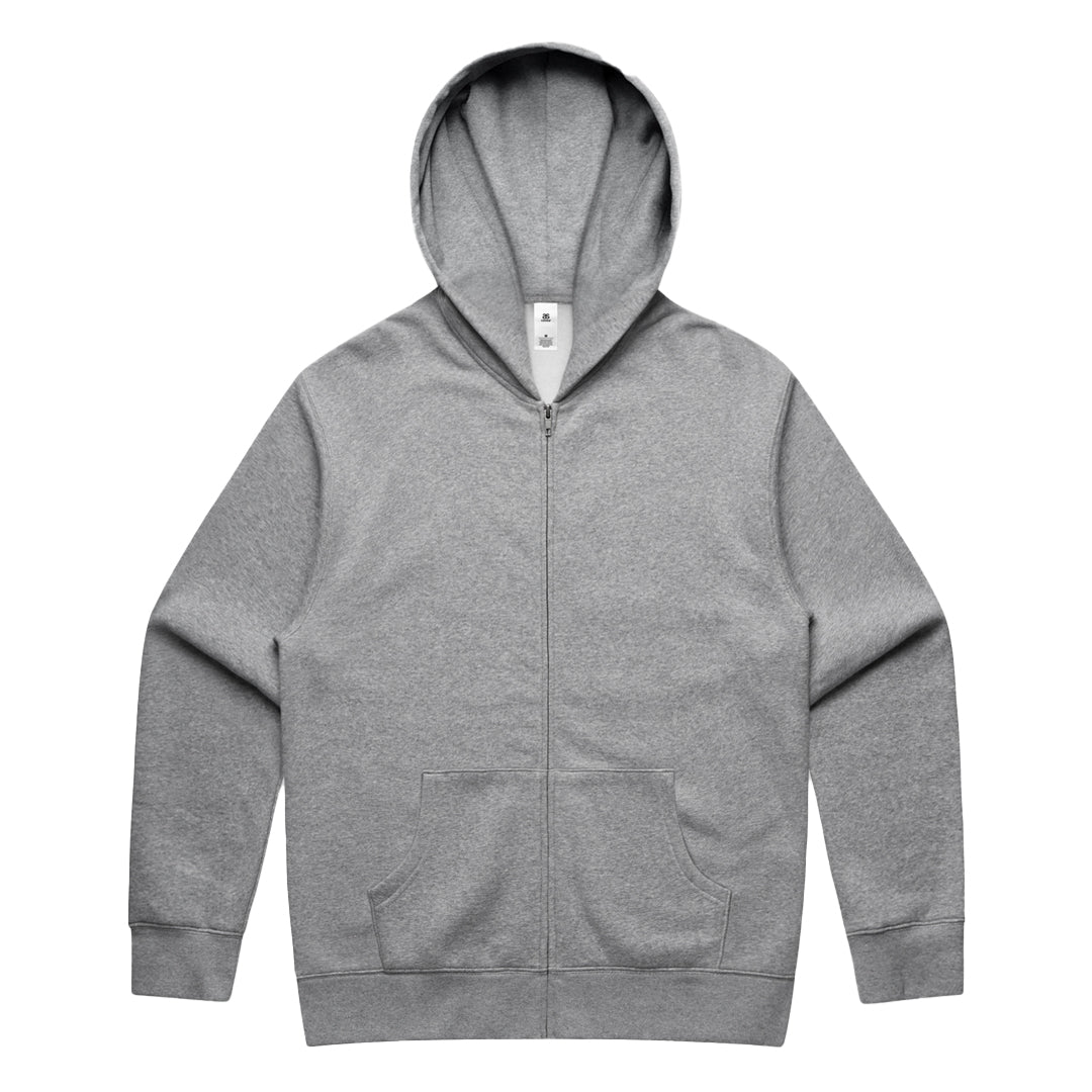 House of Uniforms The Relax Zip Through Hoodie | Adults AS Colour Grey Marle