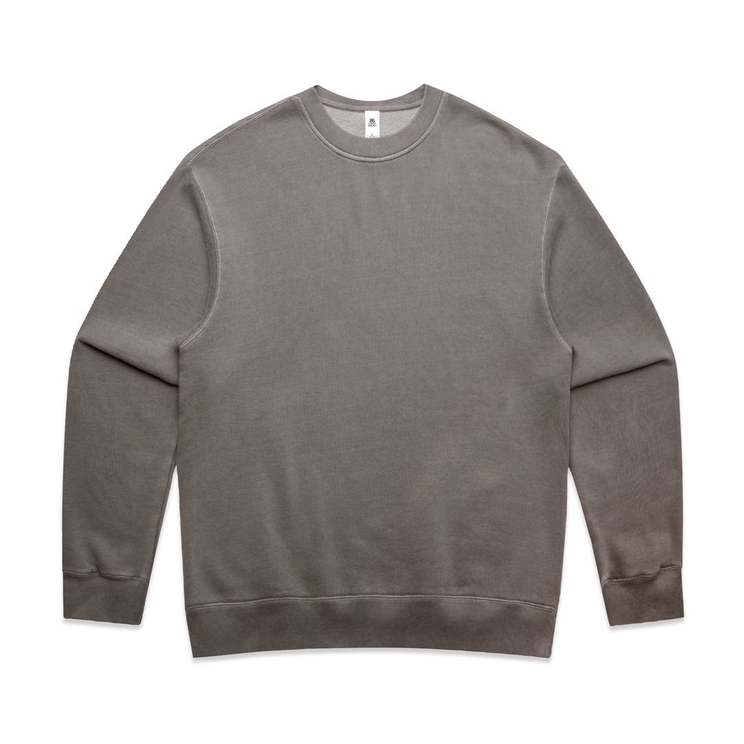 House of Uniforms The Relax Faded Crew Jumper | Adults AS Colour Grey