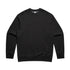 House of Uniforms The Relax Faded Crew Jumper | Adults AS Colour Black