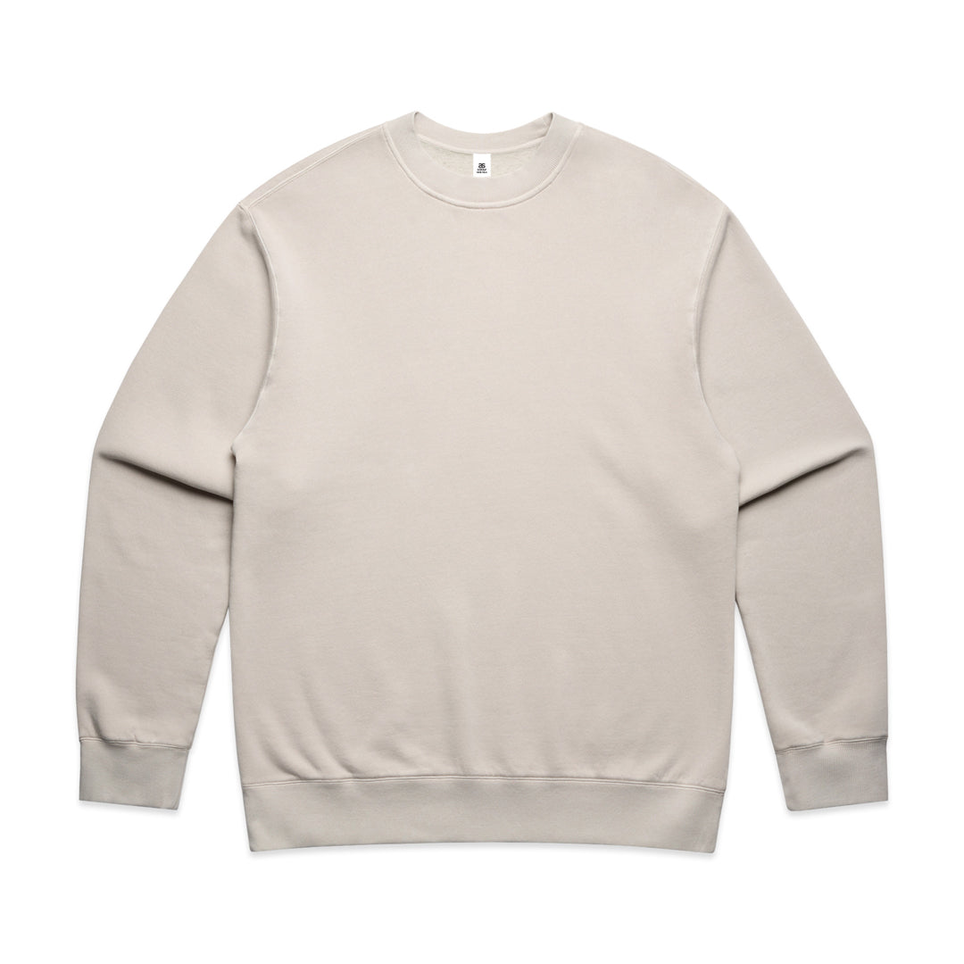 House of Uniforms The Relax Faded Crew Jumper | Adults AS Colour Bone