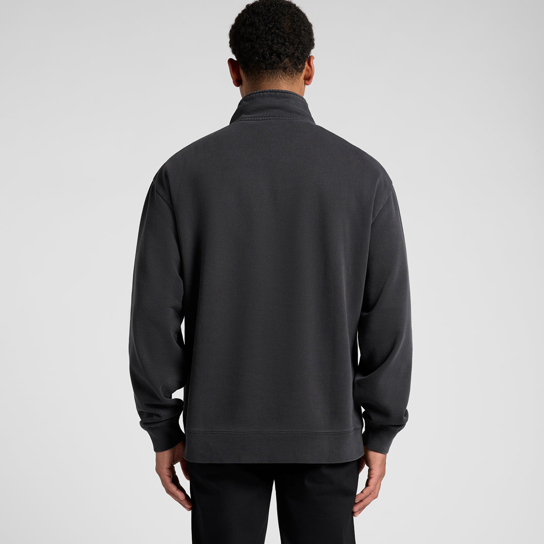 House of Uniforms The Relax Faded Half Zip Jumper | Adults AS Colour