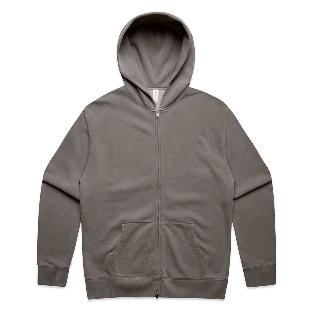 House of Uniforms The Relax Faded Zip Hood | Adults AS Colour Grey