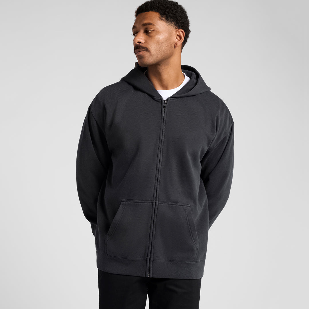 House of Uniforms The Relax Faded Zip Hood | Adults AS Colour