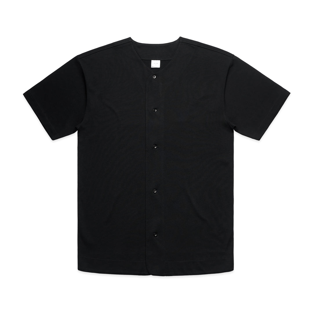 House of Uniforms The Baseball Jersey | Mens AS Colour Black