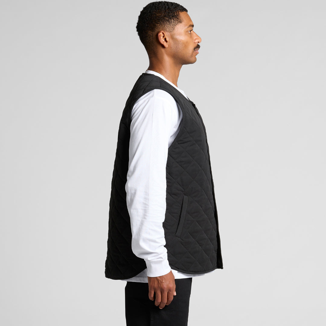 House of Uniforms The Quilted Vest | Mens AS Colour 