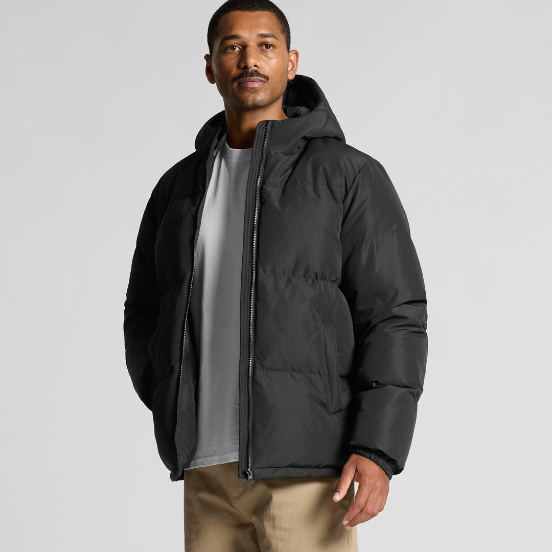 House of Uniforms The Hooded Puffer Jacket | Mens AS Colour 