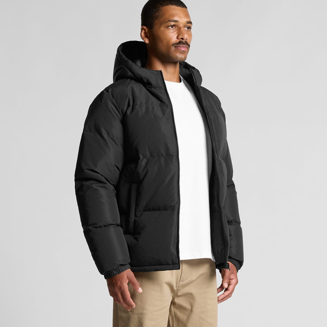 House of Uniforms The Hooded Puffer Jacket | Mens AS Colour 