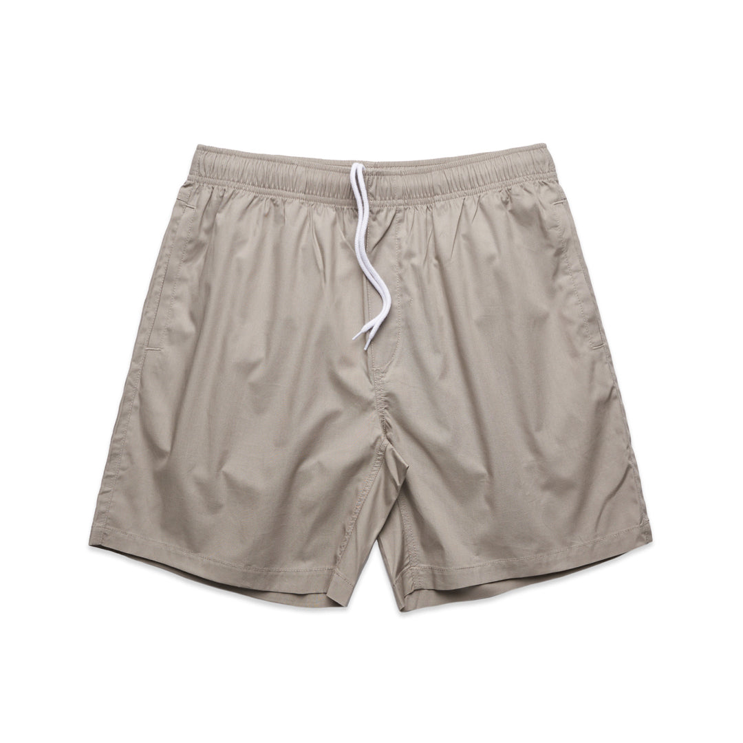 House of Uniforms The Beach Short | Mens AS Colour Mushroom-as