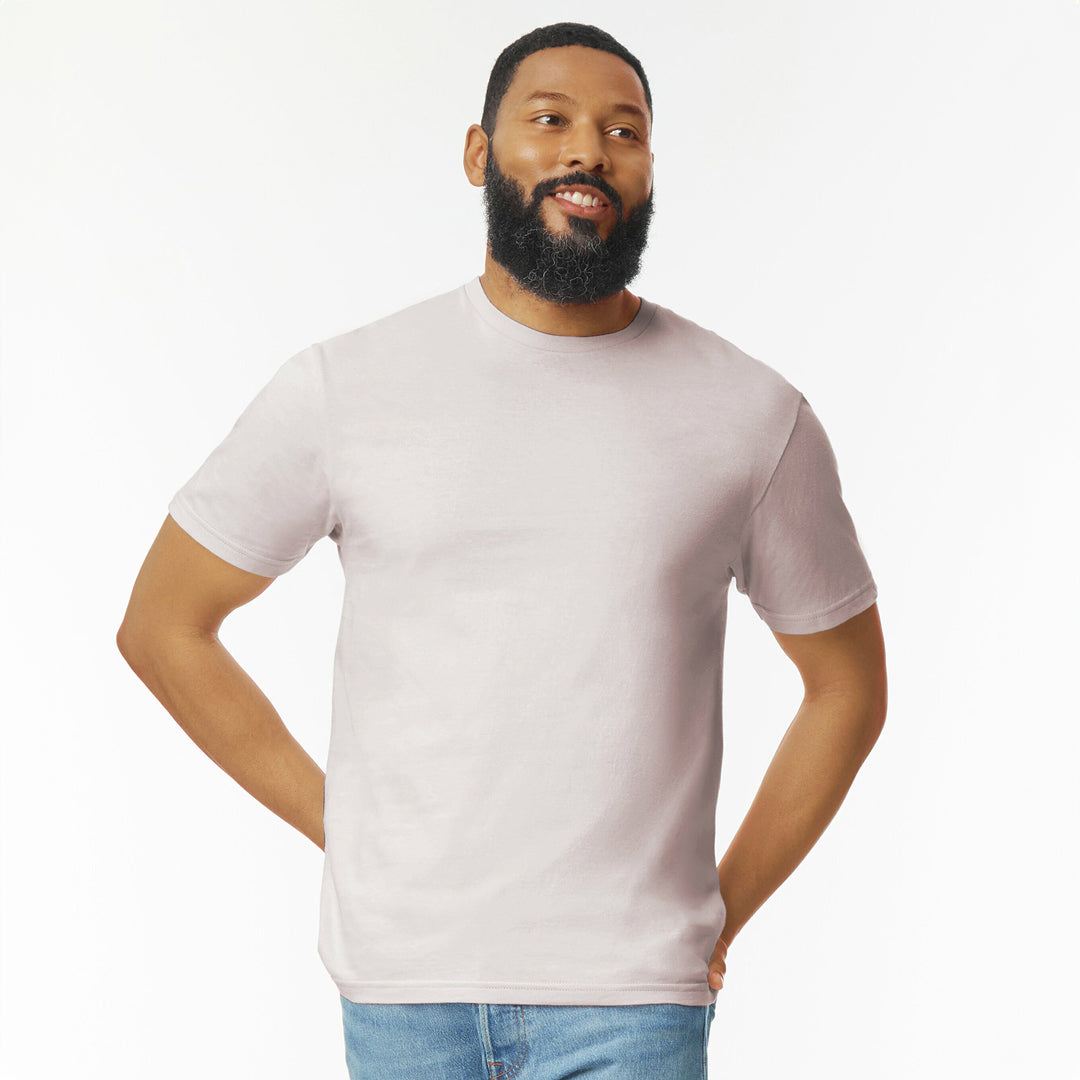 House of Uniforms The Softstyle Crew Neck Tee | Adults Gildan Ice Grey