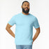 House of Uniforms The Softstyle Crew Neck Tee | Adults Gildan Light Blue