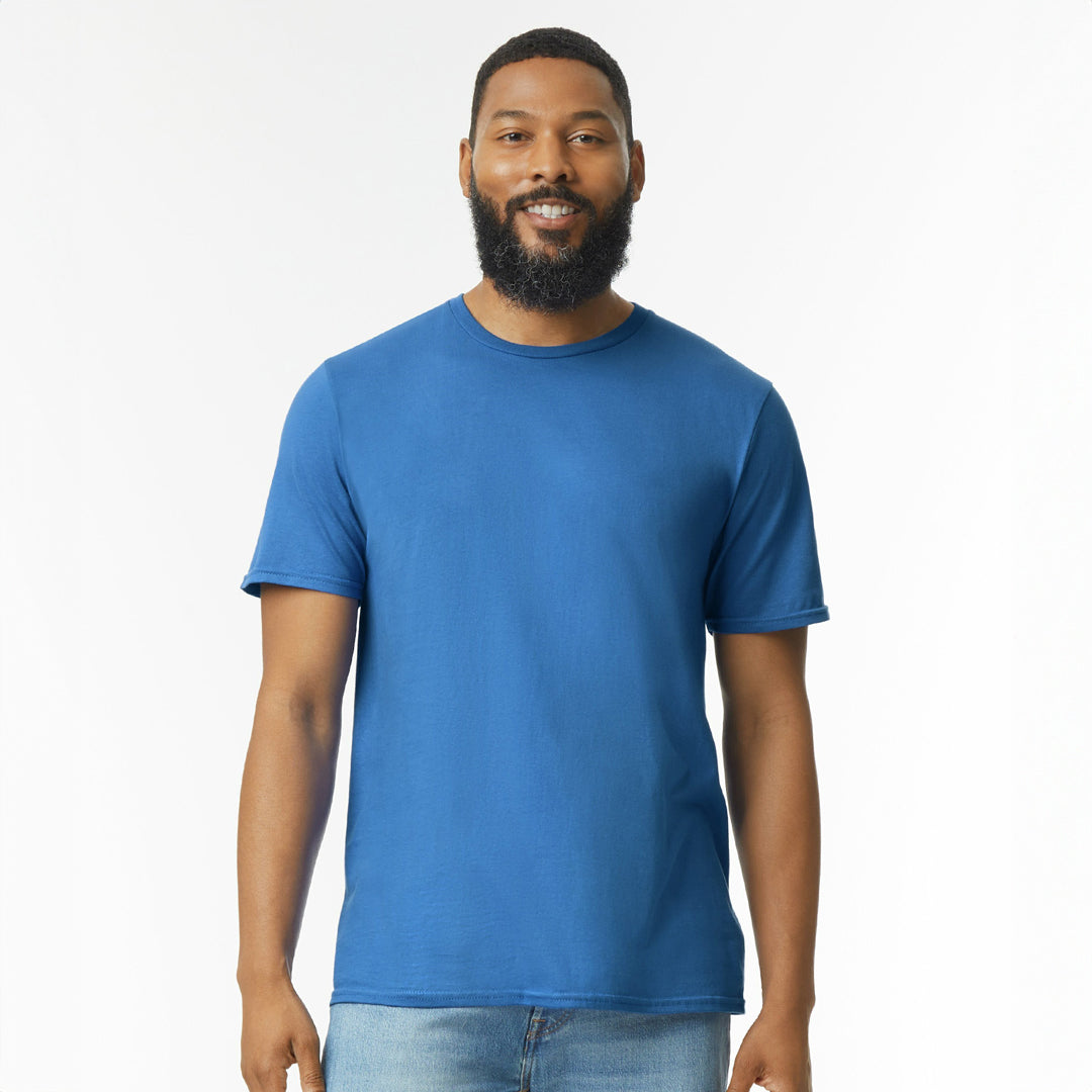 House of Uniforms The Softstyle Crew Neck Tee | Adults Gildan Royal