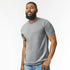 House of Uniforms The Softstyle Crew Neck Tee | Adults Gildan Grey Marle